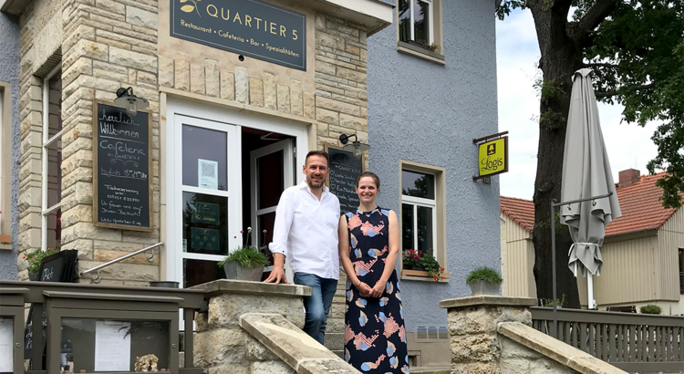 QUARTIER5 Uwe Henkenjohann und Patricia Liepe Foto Meeco Franziska Maertig